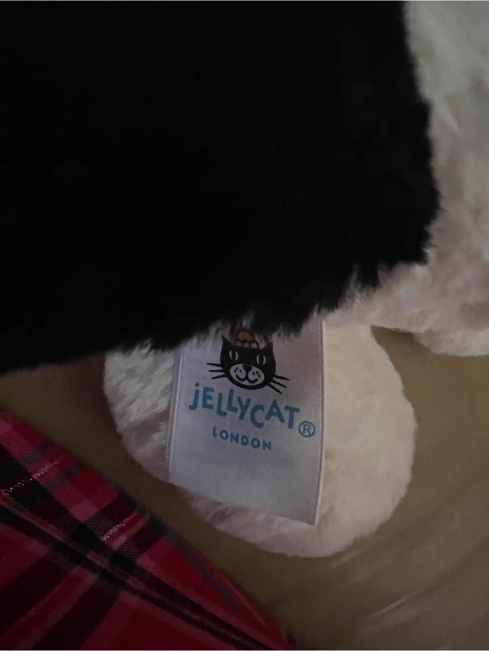 Jellycat Bashful Black & Cream Puppy - Picture 2 of 3